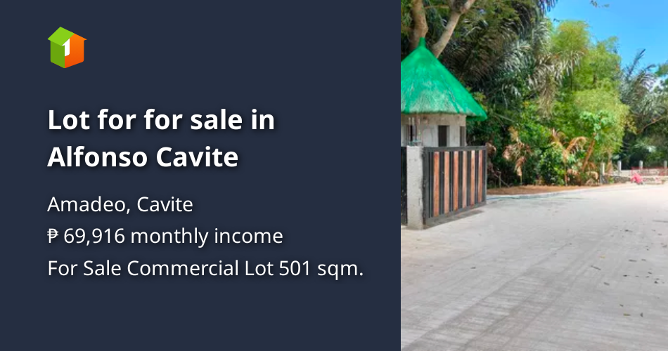 Lot for for sale in Alfonso Cavite [Lot 🚜] (May 2024) in Amadeo, Cavite