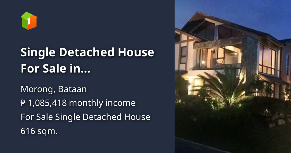 Single Detached House For Sale in Morong,Bataan [House and Lot 🏘️