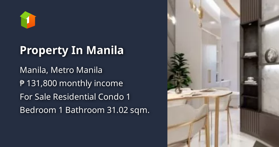 Property In Manila [Condo 🏙️] (August 2022) in Manila, Metro Manila for
