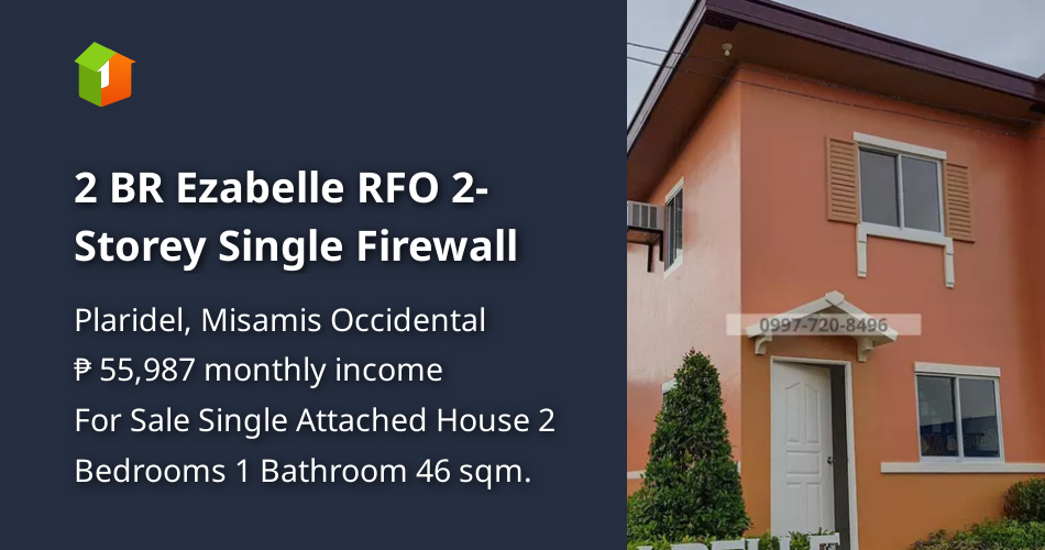 2 BR Ezabelle RFO 2Storey Single Firewall [House and Lot 🏘️] (December