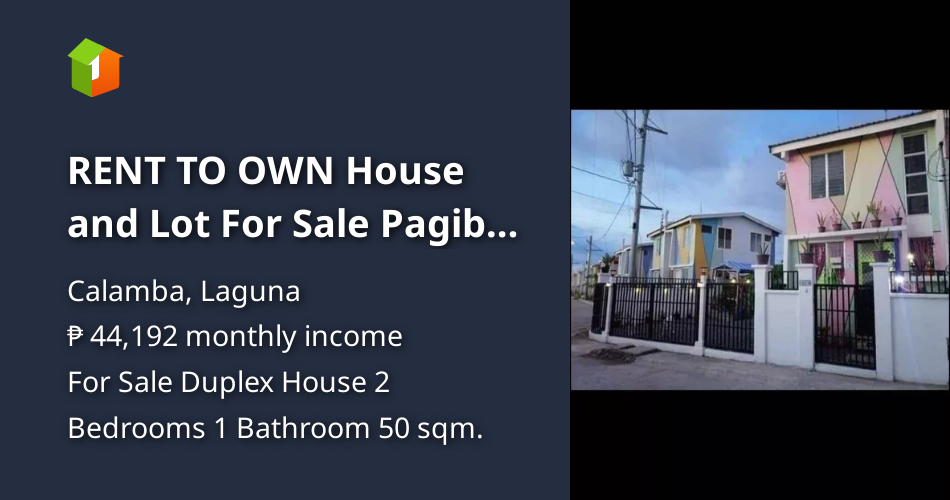 RENT TO OWN House and Lot For Sale Pagibig Majada Calamba Laguna [House