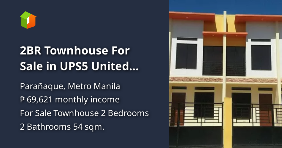 2BR Townhouse For Sale in UPS5 United Paranaque Subdivision 5 Sucat