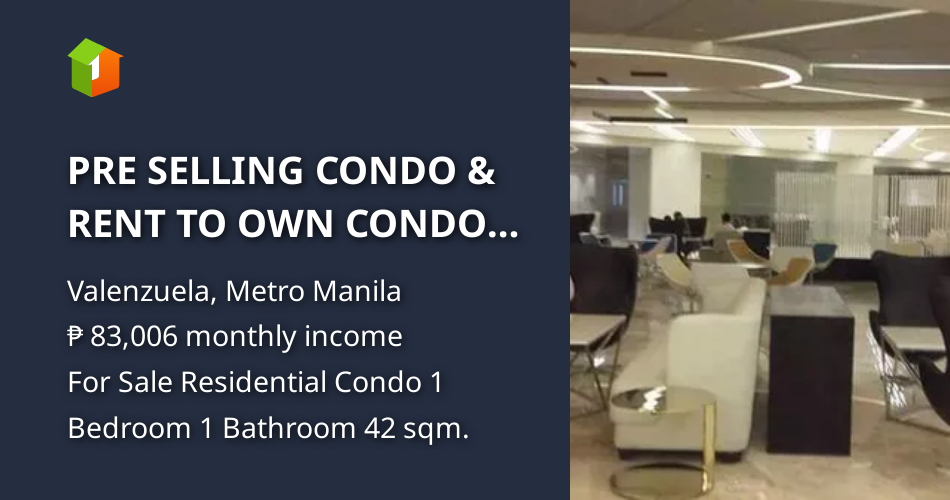 PRE SELLING CONDO & RENT TO OWN CONDO IN VALENZUELA CITY PHILIPPINES