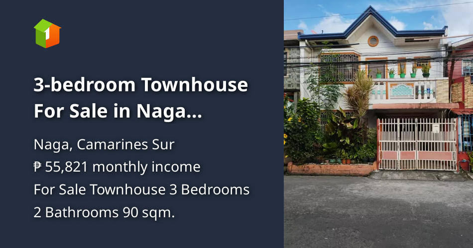 3bedroom Townhouse For Sale in Naga Camarines Sur [House and Lot 🏘️
