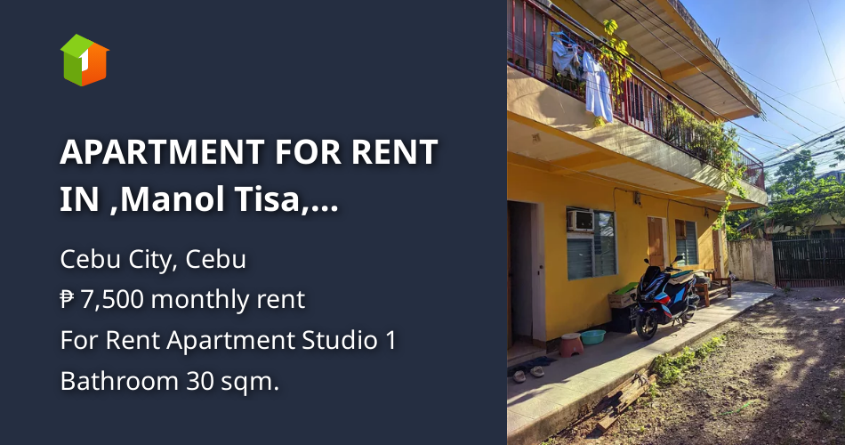 APARTMENT FOR RENT IN ,Manol Tisa, Labangon [Condo 🏙️] (June 2024) in