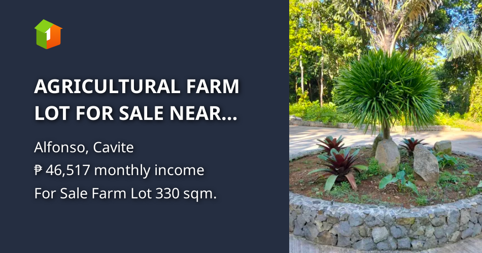 AGRICULTURAL FARM LOT FOR SALE NEAR TAGAYTAY [Lot 🚜] (August 2024) in