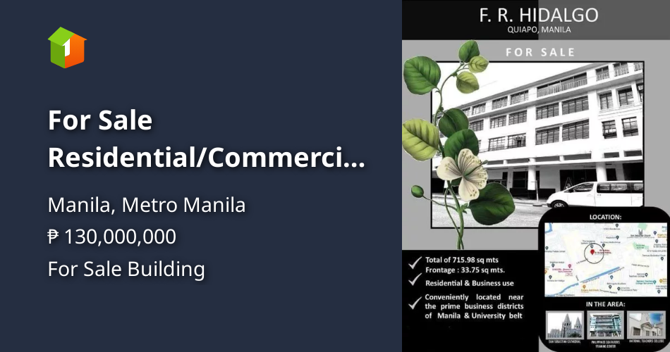 For Sale Building at Quiapo Manila