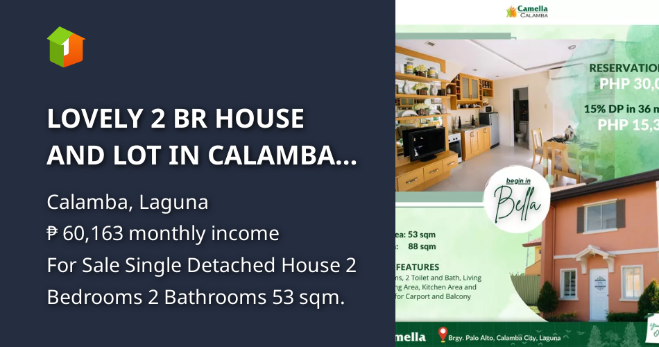 LOVELY 2 BR HOUSE AND LOT IN CALAMBA LAGUNA BRGY PALO ALTO [House and