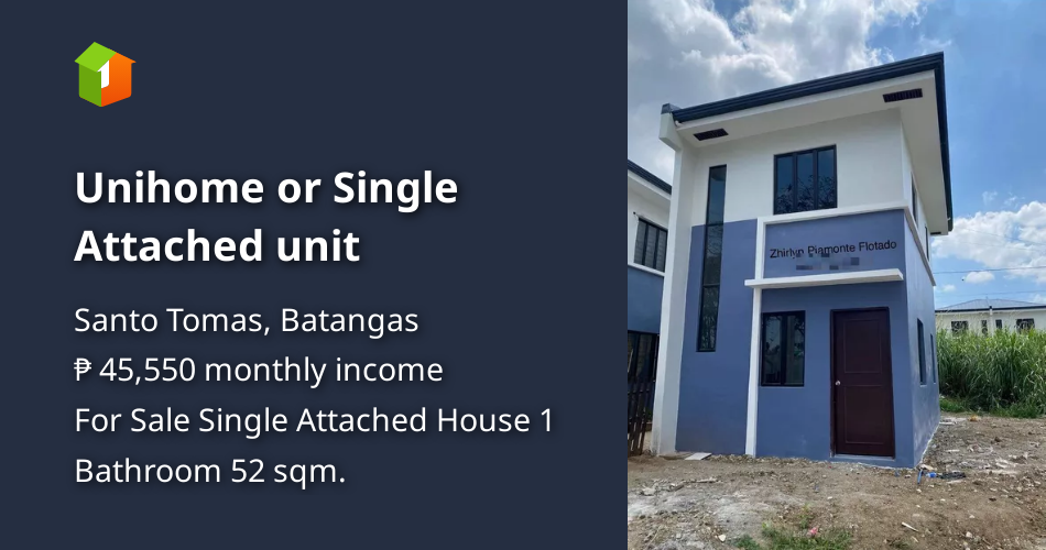 Unihome or Single Attached unit [Houses and Lots 🏘️] (March 2024) in ...