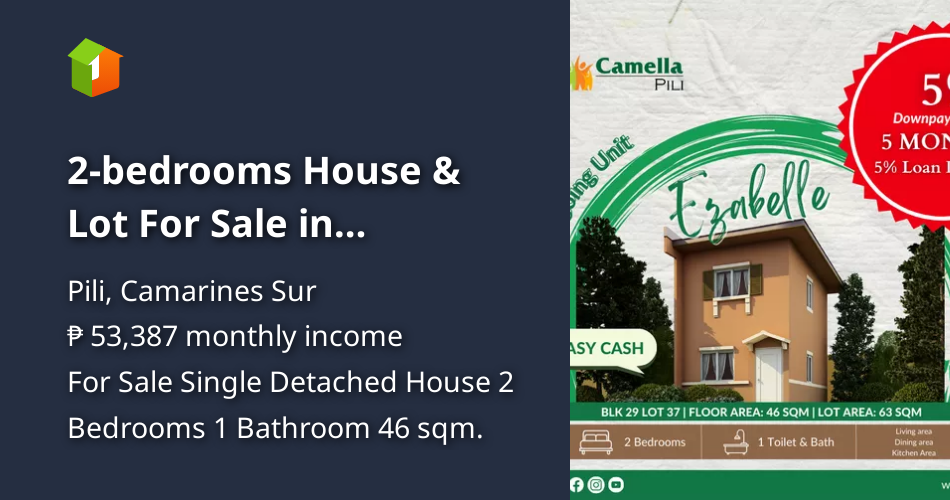 2bedrooms House & Lot For Sale in Camarines Sur [House and Lot 🏘️