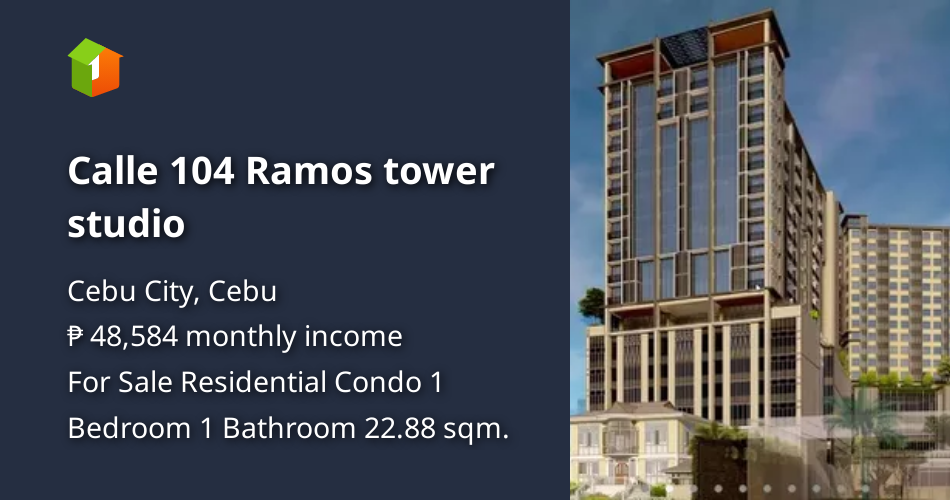 Calle 104 Ramos tower studio [Condo 🏙️] (December 2022) in Cebu City