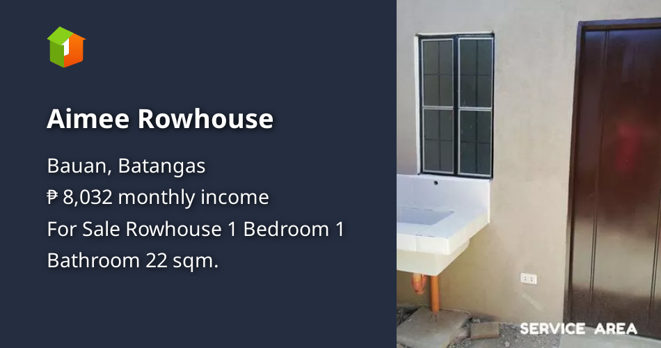 Aimee Rowhouse [House and Lot 🏘️] (August 2021) in Bauan, Batangas for