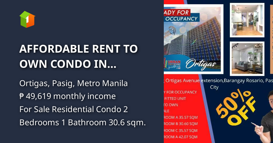 AFFORDABLE RENT TO OWN CONDO IN MANILA [Condo 🏙️] (June 2022) in Ortigas, Pasig, Metro Manila