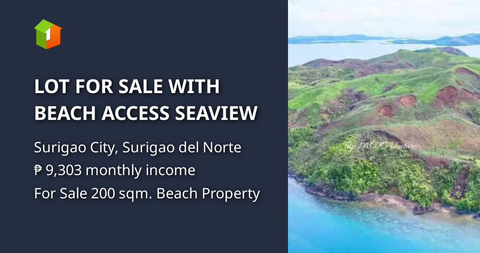 LOT FOR SALE WITH BEACH ACCESS SEAVIEW [Beach Properties 🏖️] (March ...