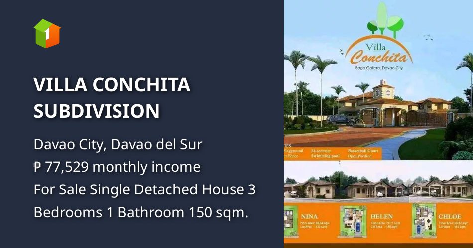 VILLA CONCHITA SUBDIVISION [House and Lot 🏘️] (April 2023) in Davao