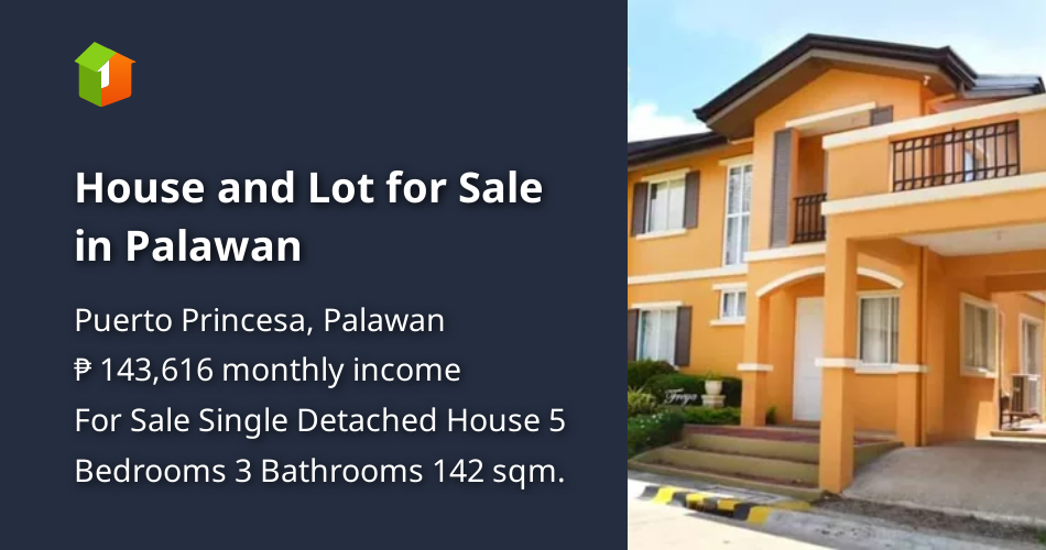 House and Lot for Sale in Palawan [House and Lot 🏘️] (August 2021) in