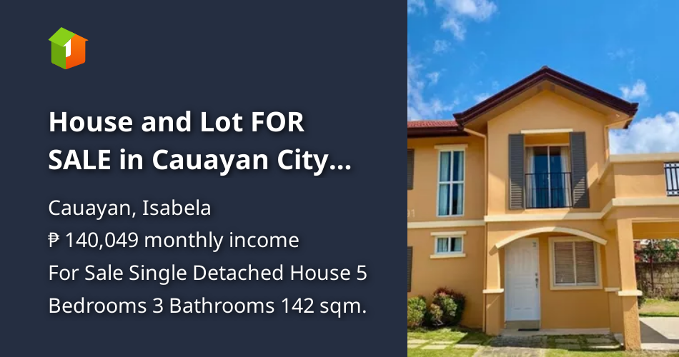House and Lot FOR SALE in Cauayan City Isabela Ready For Occupancy