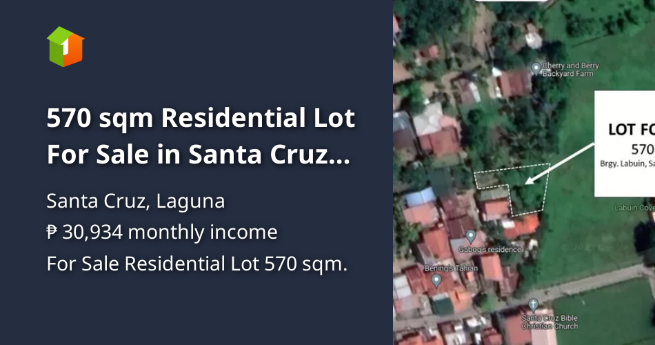570 sqm Residential Lot For Sale in Santa Cruz Laguna [Lot 🚜] (February
