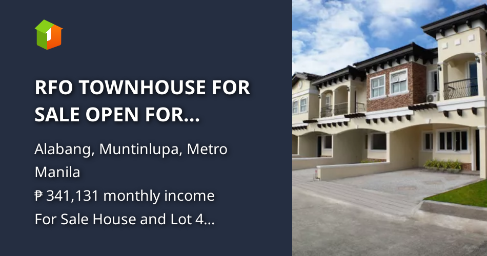 RFO TOWNHOUSE FOR SALE OPEN FOR FOREIGNER IN VERSAILLES, ALABANG [Houses and Lots 🏘️] (June 2024