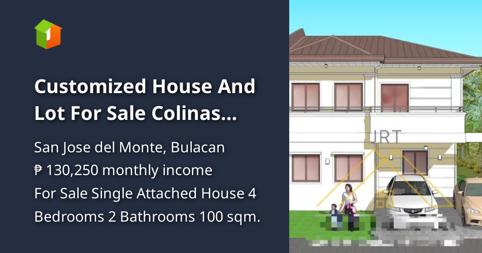 Customized House And Lot For Sale Colinas Verdes San Jose del Monte