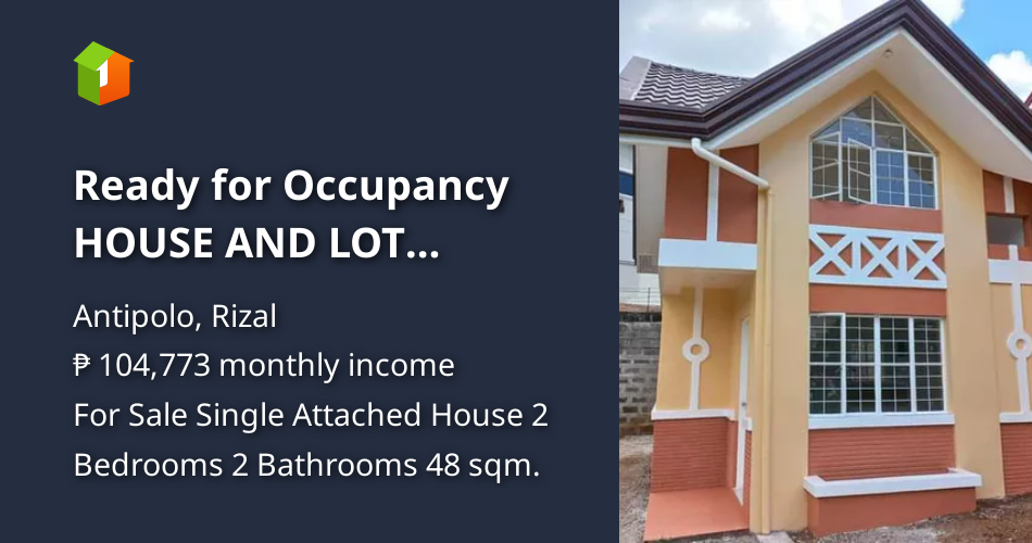 Ready for Occupancy HOUSE AND LOT Woodrow Hills Antipolo City [House