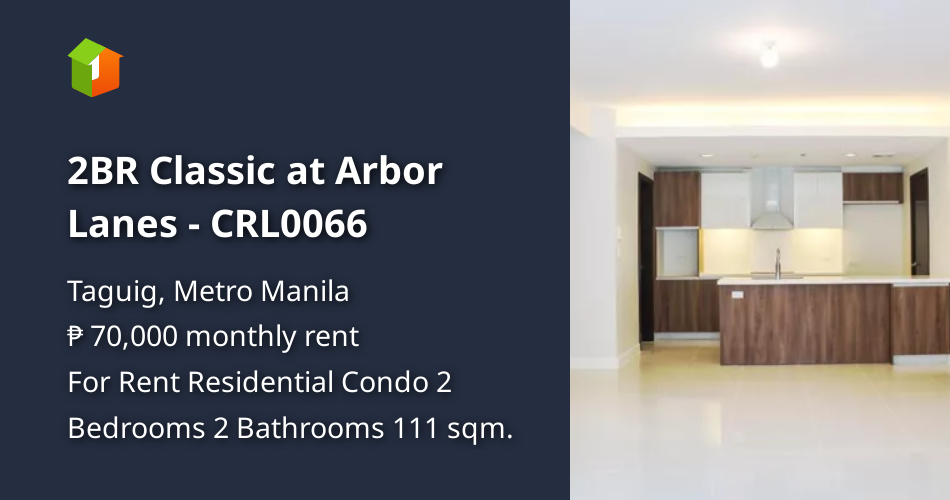 2BR Classic at Arbor Lanes CRL0066 [Condo 🏙️] (November 2023) in