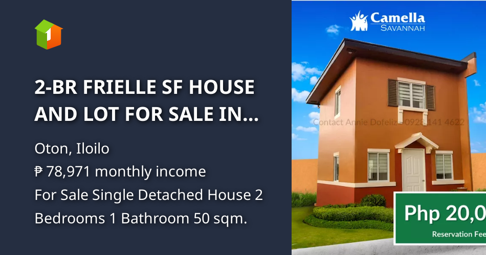 2BR FRIELLE SF HOUSE AND LOT FOR SALE IN ILOILO CITY [House and Lot 🏘️