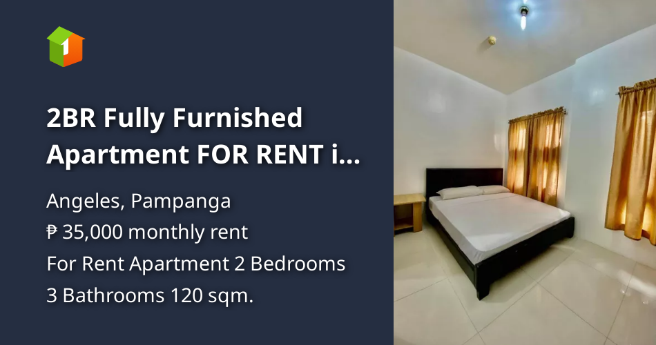 2BR Fully Furnished Apartment FOR RENT in Angeles City [Condo 🏙️