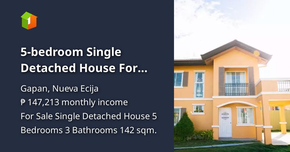 5bedroom Single Detached House For Sale in Gapan Nueva Ecija [House