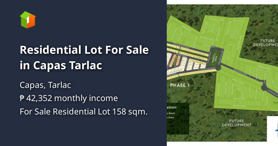 Residential Lot For Sale in Capas Tarlac [Lots 🚜] (October 2024) in