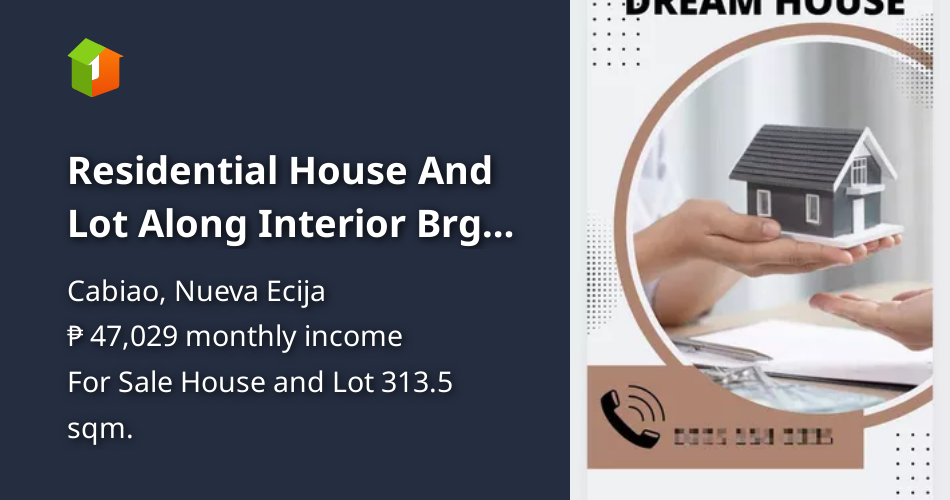 Residential House And Lot Along Interior Brgy San Roque Nueva Eciija [House and Lot 🏘️] (April