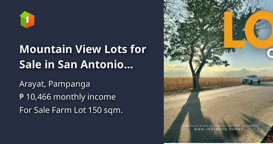 Mountain View Lots for Sale in San Antonio Arayat Pampanga [Lot 🚜