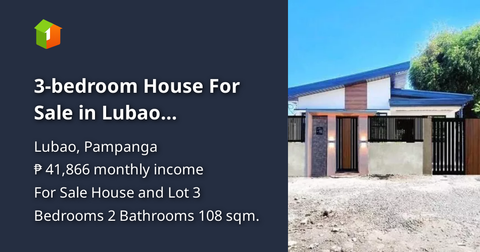 3bedroom House For Sale in Lubao Pampanga [House and Lot 🏘️] (June