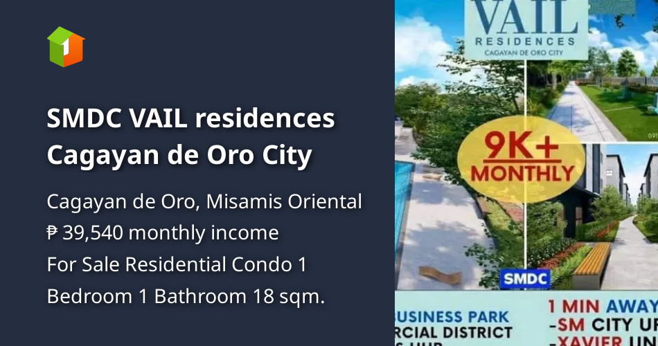 SMDC VAIL residences Cagayan de Oro City [Condo 🏙️] (October 2023) in
