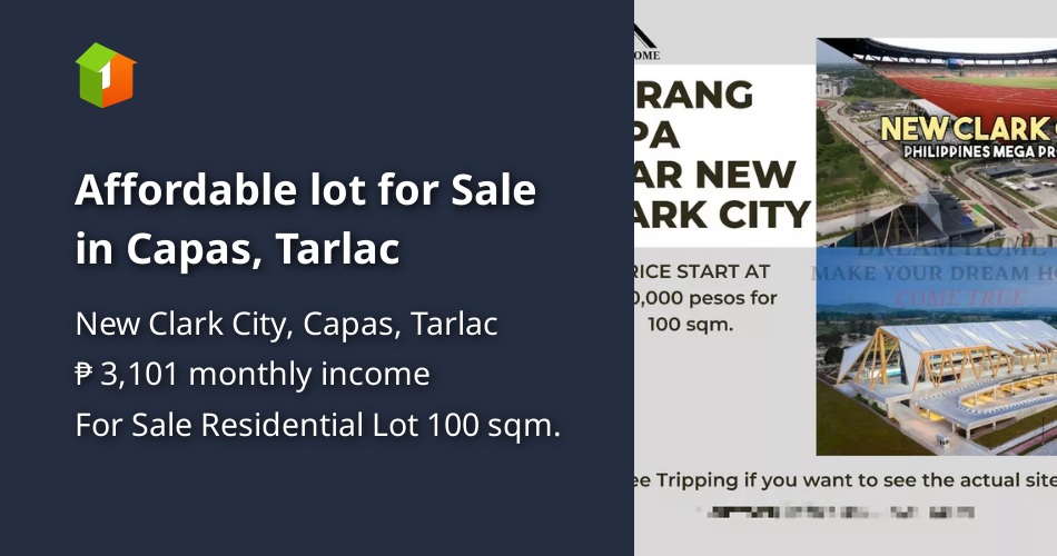 Affordable lot for Sale in Capas, Tarlac [Lot 🚜] (August 2024) in New