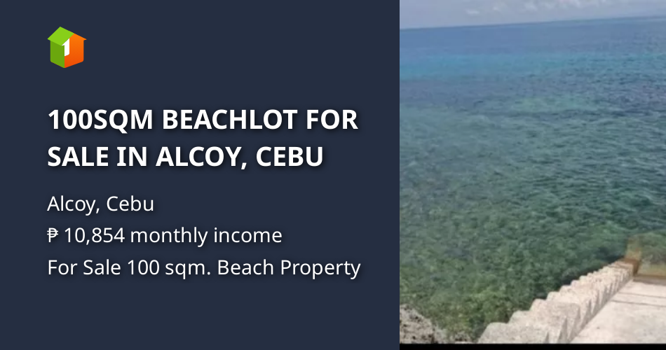 100SQM BEACHLOT FOR SALE IN ALCOY, CEBU [Beach Property 🏖️] (March 2023
