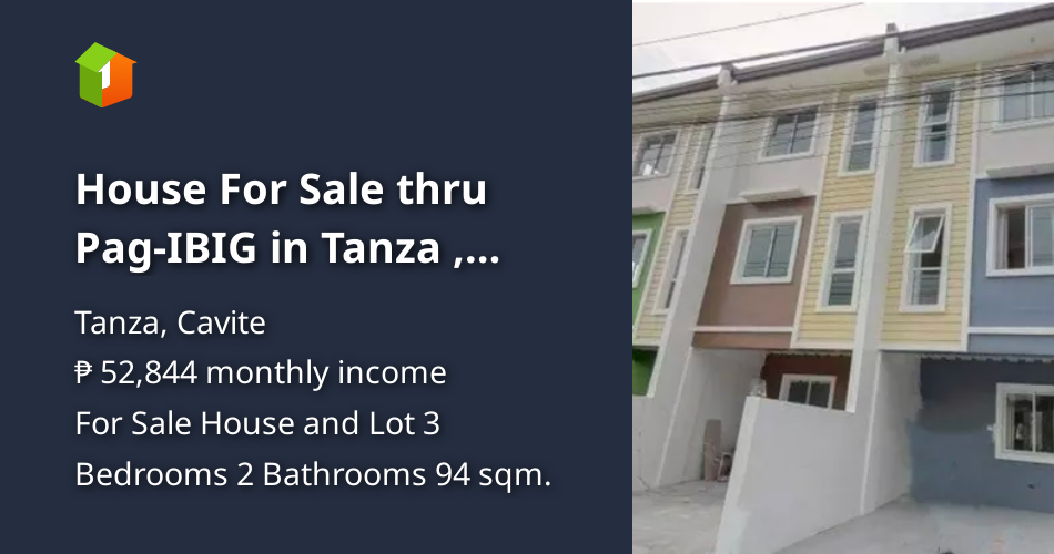 House For Sale thru PagIBIG in Tanza , Cavite [House and Lot 🏘️