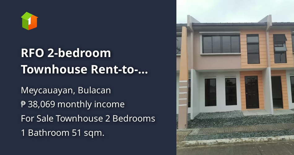 RFO 2bedroom Townhouse Renttoown in Meycauayan Bulacan [House and