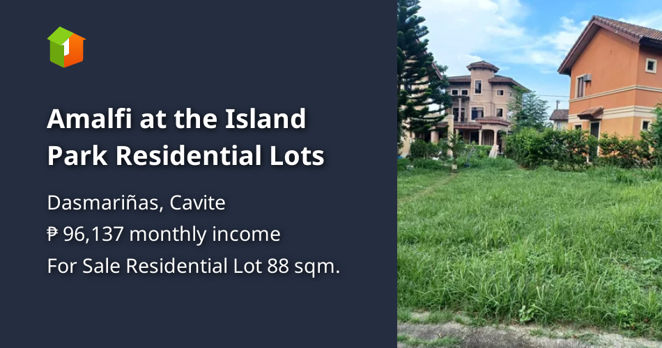 Amalfi at the Island Park Residential Lots [Lot 🚜] (November 2023) in