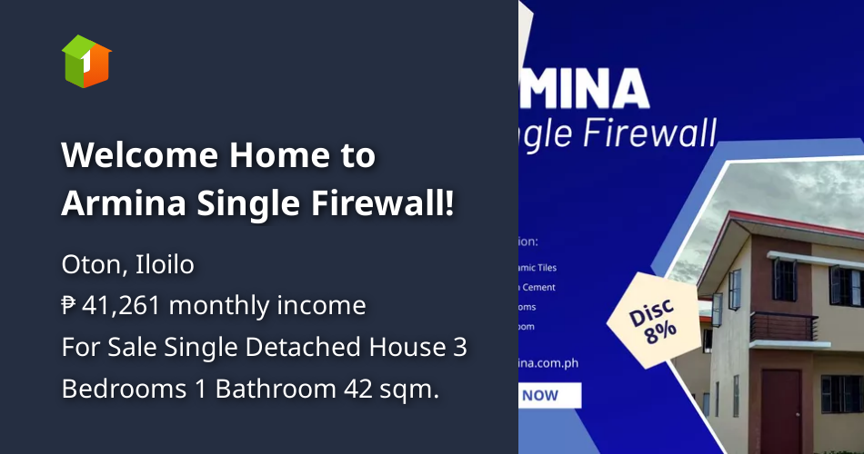 Welcome Home To Armina Single Firewall House And Lot 🏘️ October