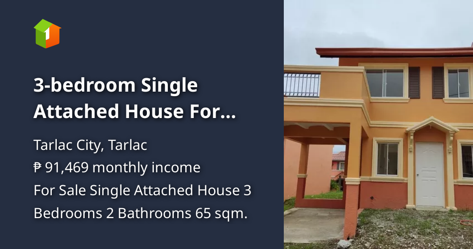 3bedroom Single Attached House For Sale in Tarlac City Tarlac Camella