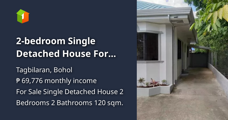 2bedroom Single Detached House For Sale in Tagbilaran Bohol [House and