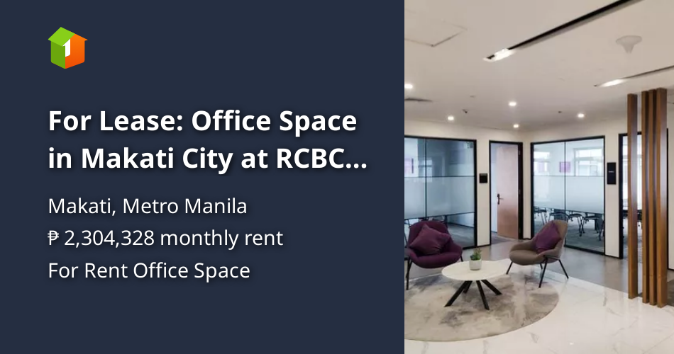 For Lease: Office Space in Makati City at RCBC Plaza [Commercial ...