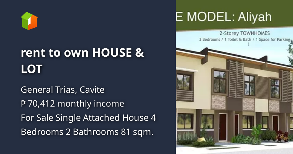 Rent to own HOUSE & LOT [House and Lot 🏘️] (February 2024) in General