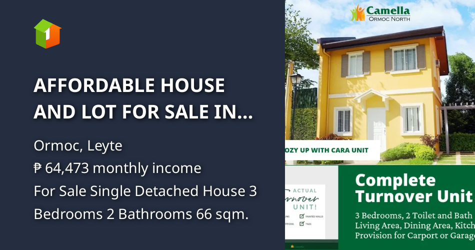 AFFORDABLE HOUSE AND LOT FOR SALE IN ORMOC LEYTE [House and Lot 🏘️