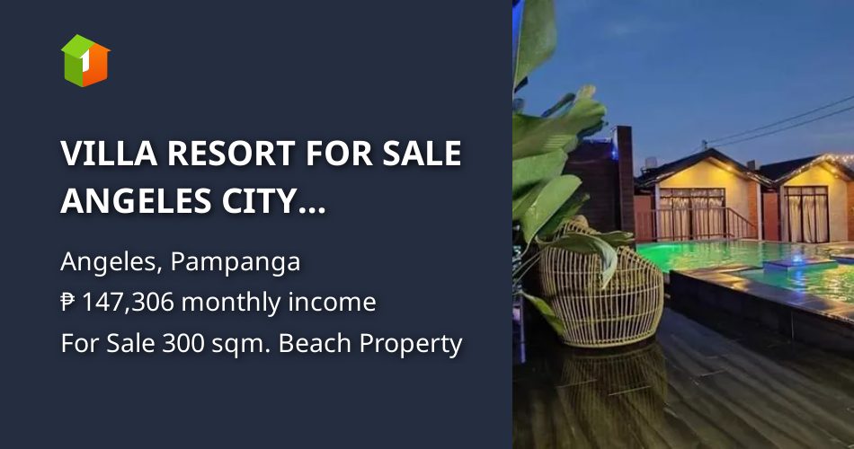 VILLA RESORT FOR SALE ANGELES CITY PAMPANGA [Beach Property 🏖️] (August