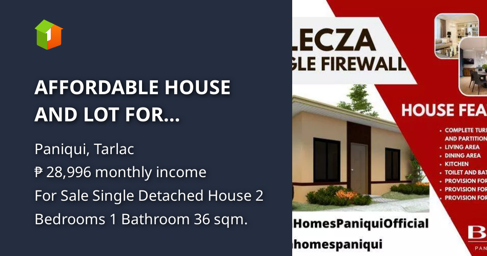 AFFORDABLE HOUSE AND LOT FOR OFW/PINOY FAMILY IN TARLAC [House and Lot