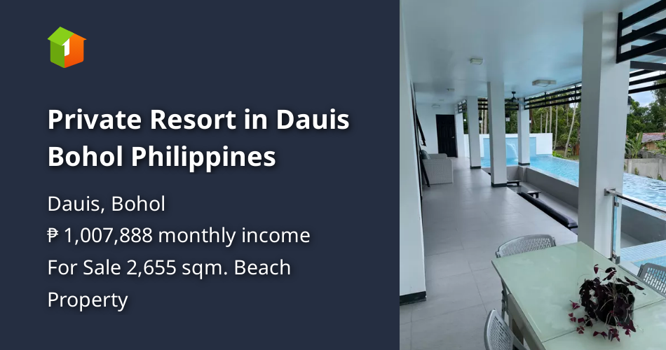 Private Resort in Dauis Bohol Philippines [Beach Property 🏖️