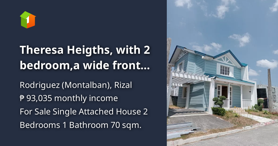 Theresa Heigths, with 2 bedroom,a wide front porch with fantastic view