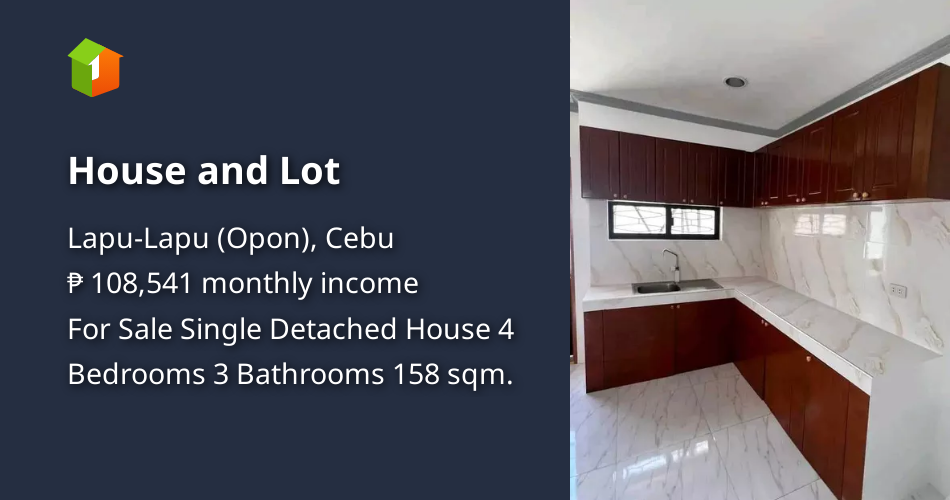 House and Lot [House and Lot 🏘️] (April 2024) in LapuLapu (Opon), Cebu for sale